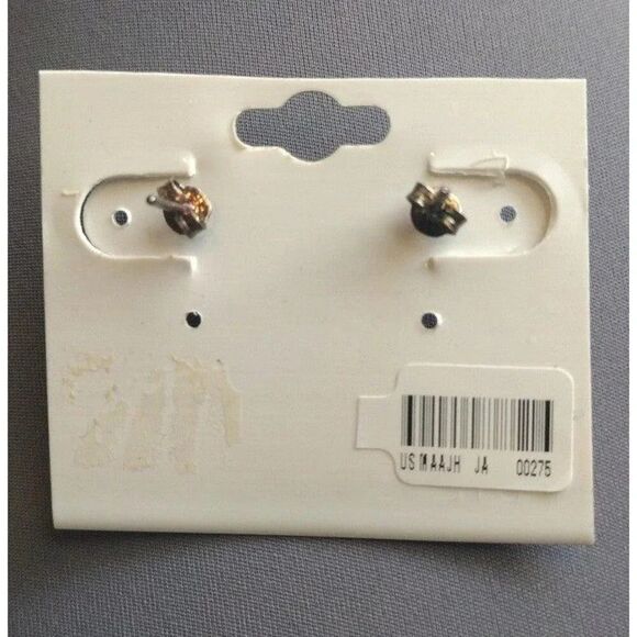 Sterling silver zirconia earrings - Picture 2 of 2